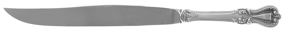 Old Colonial (Sterling, 1895, No Monograms) Large Carving/Roast Knife StnlBl w/Sterling Guard by Towle Silver-1