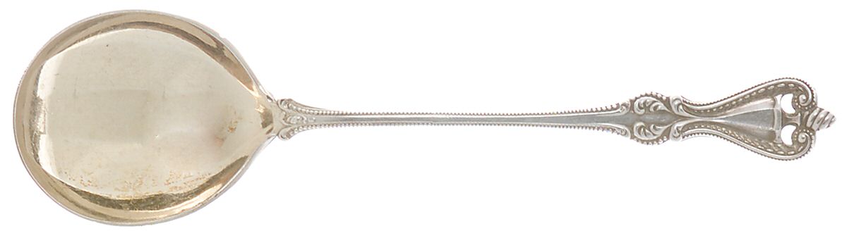 Old Colonial (Sterling, 1895, No Monograms) Large Round Bowl Soup Spoon (Bouillon) by Towle Silver-1