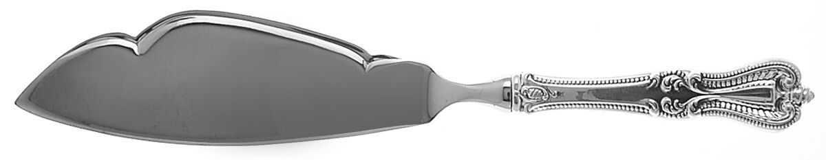 Old Colonial (Sterling, 1895, No Monograms) Fish Serving Knife w/Unengraved Stainless Blade by Towle Silver-1