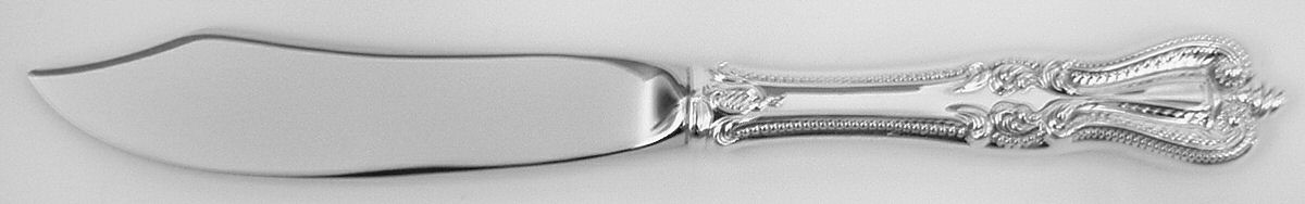 Old Colonial (Sterling, 1895, No Monograms) Individual Fish Knife with Stainless Blade by Towle Silver-1