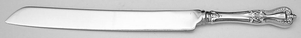 Old Colonial (Sterling, 1895, No Monograms) Cake Slicer with Stainless Blade by Towle Silver-1