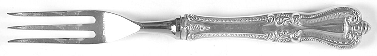 Old Colonial (Sterling, 1895, No Monograms) Individual Fruit Fork with Stainless Tines by Towle Silver-1