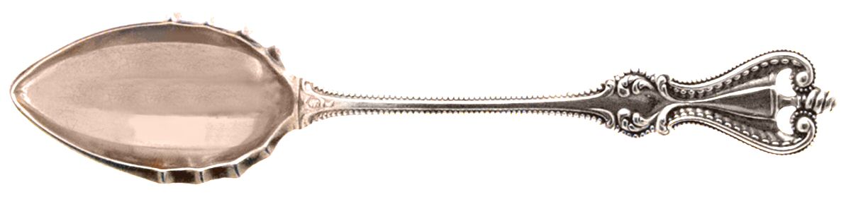 Old Colonial (Sterling, 1895, No Monograms) Fruit/Orange Spoon by Towle Silver-1