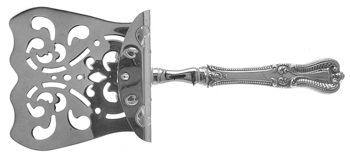 Old Colonial (Sterling, 1895, No Monograms) Hollow Asparagus Server with Silverplate Hood by Towle Silver-1