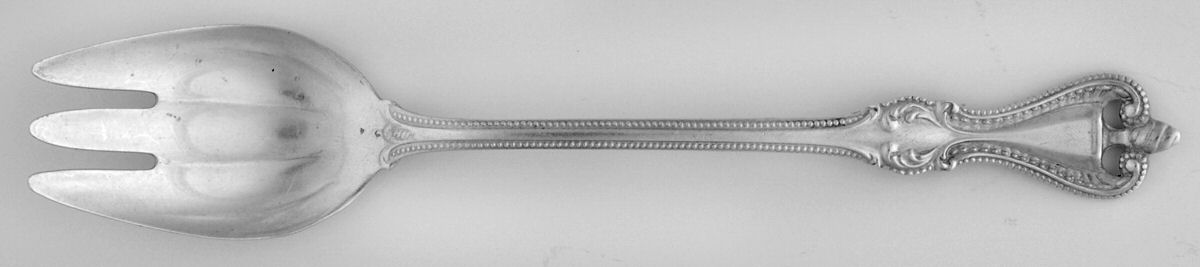 Old Colonial (Sterling, 1895, No Monograms) Small Ice Cream Fork by Towle Silver-1