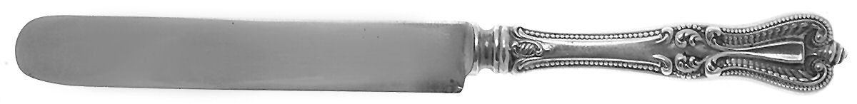 Old Colonial (Sterling, 1895, No Monograms) Blunt Hollow Knife with Bolster by Towle Silver-1