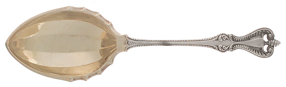 Old Colonial (Sterling, 1895, No Monograms) Large Jelly Spoon by Towle Silver-1
