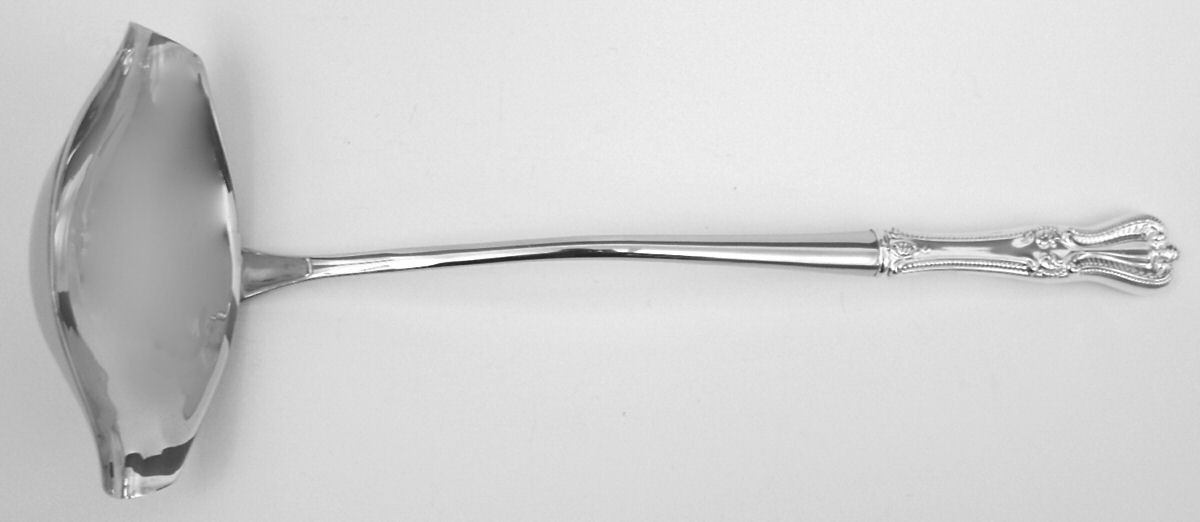 Old Colonial (Sterling, 1895, No Monograms) Punch Ladle with Stainless Bowl by Towle Silver-1