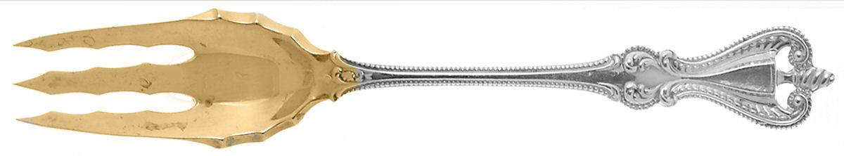 Old Colonial (Sterling, 1895, No Monograms) Old Style Pickle Fork by Towle Silver-1