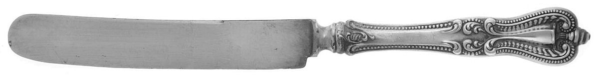 Old Colonial (Sterling, 1895, No Monograms) Old French Hollow Knife with Bolster by Towle Silver-1