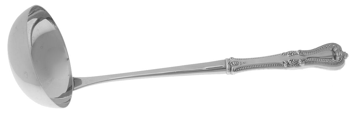 Old Colonial (Sterling, 1895, No Monograms) Soup Ladle with Stainless Bowl by Towle Silver-1