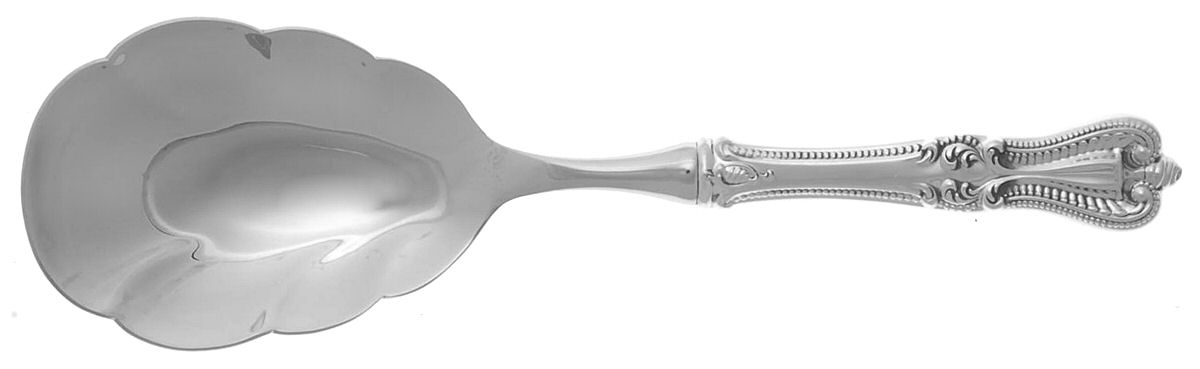 Old Colonial (Sterling, 1895, No Monograms) Utility Serving Spoon with Stainless Bowl by Towle Silver-1