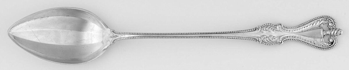Old Colonial (Sterling, 1895, No Monograms) Parfait Spoon (Solid Piece) by Towle Silver-1