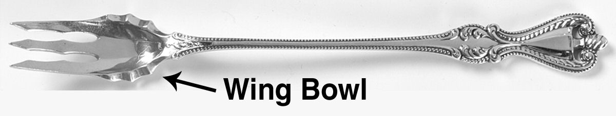 Old Colonial (Sterling, 1895, No Monograms) Oyster Fork by Towle Silver-1