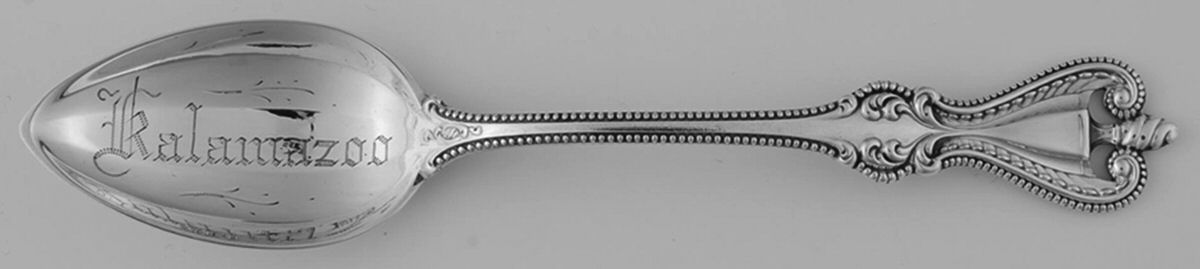 Old Colonial (Sterling, 1895, No Monograms) Souvenir Spoon (Teaspoon) by Towle Silver-1
