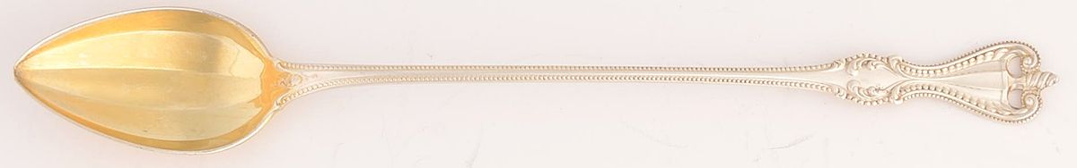 Old Colonial (Sterling, 1895, No Monograms) Iced Tea Spoon by Towle Silver-1