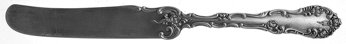 Old English (Sterling, 1892, No Monos) Solid Dessert/Tea Knife by Towle Silver-1
