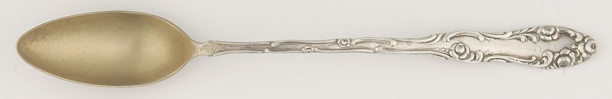 Old English (Sterling, 1892, No Monos) Chow Chow Spoon by Towle Silver-1