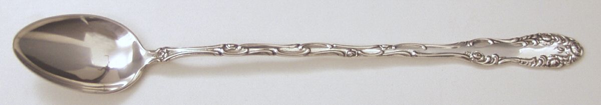 Old English (Sterling, 1892, No Monos) Iced Tea Spoon by Towle Silver-1