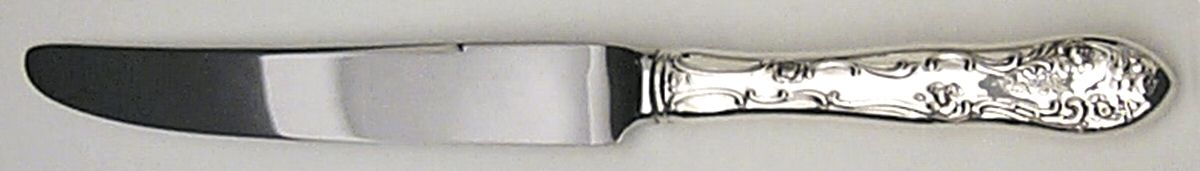 Old English (Sterling, 1892, No Monos) New French Hollow Knife by Towle Silver-1