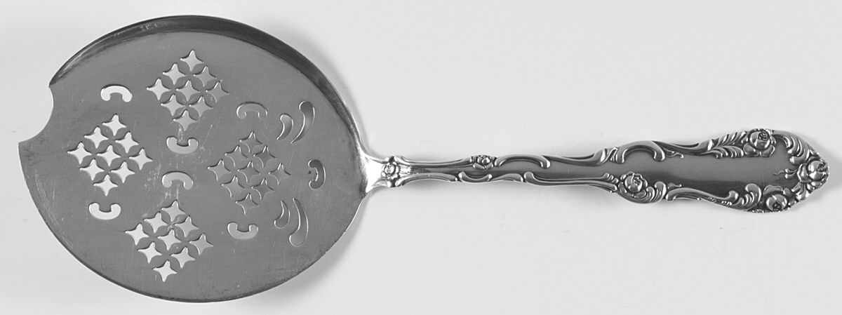 Old English (Sterling, 1892, No Monos) Poached Egg Server, Solid Piece by Towle Silver-1