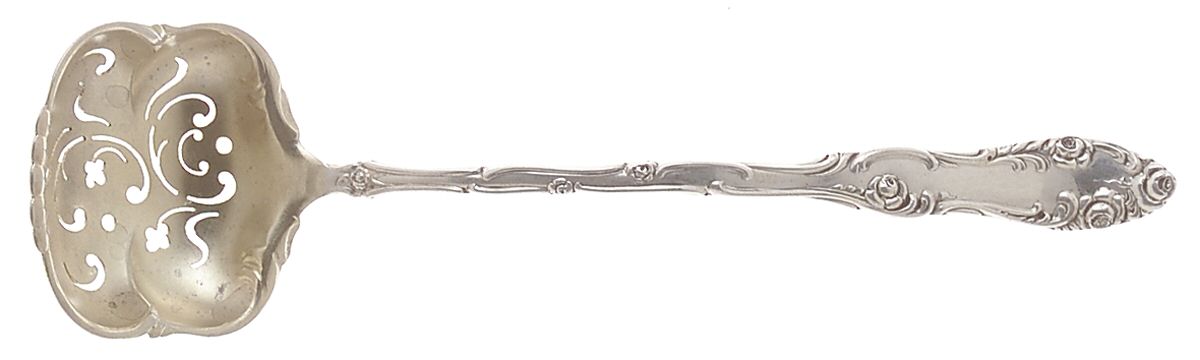 Old English (Sterling, 1892, No Monos) Small Sugar Sifter by Towle Silver-1