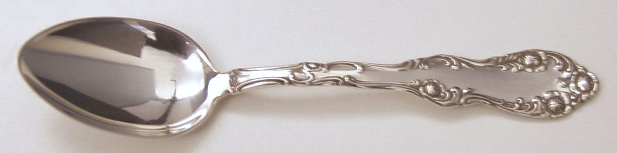 Old English (Sterling, 1892, No Monos) Teaspoon by Towle Silver-1