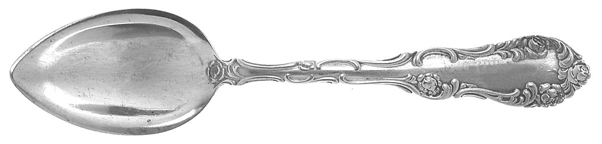 Old English (Sterling, 1892, No Monos) Fruit/Orange Spoon by Towle Silver-1