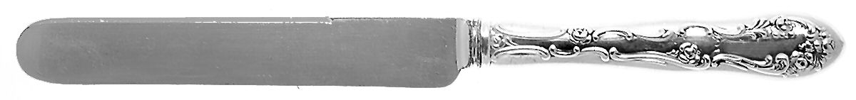 Old English (Sterling, 1892, No Monos) Old French Hollow Knife by Towle Silver-1