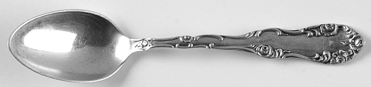 Old English (Sterling, 1892, No Monos) Demitasse Spoon by Towle Silver-1