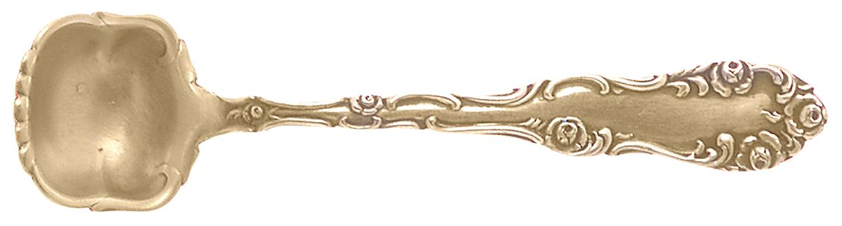 Old English (Sterling, 1892, No Monos) Master Salt Spoon by Towle Silver-1