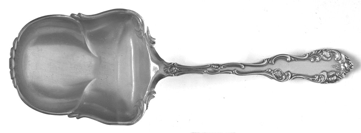 Old English (Sterling, 1892, No Monos) Small Solid Berry/Casserole Spoon by Towle Silver-1