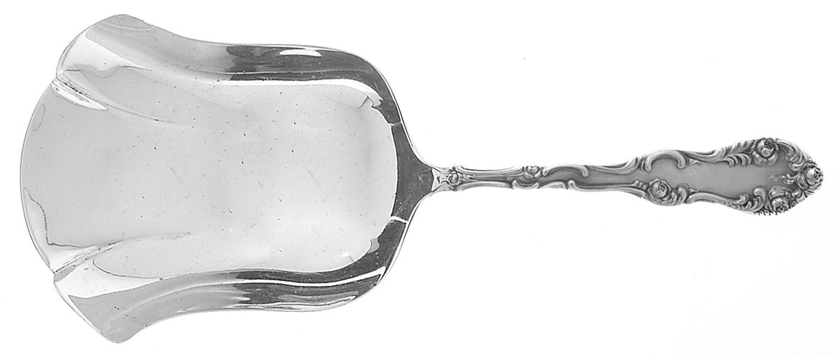 Old English (Sterling, 1892, No Monos) Cracker Spoon by Towle Silver-1