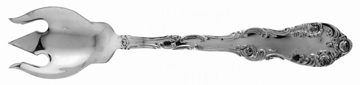 Old English (Sterling, 1892, No Monos) Ice Cream Fork HC by Towle Silver-1