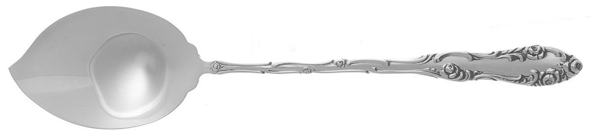Old English (Sterling, 1892, No Monos) Large Solid Jelly Server by Towle Silver-1