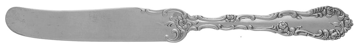 Old English (Sterling, 1892, No Monos) Youth/Tea Knife with Stainless Blade by Towle Silver-1