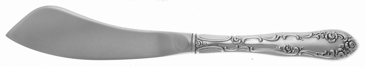 Old English (Sterling, 1892, No Monos) Hollow Handle Master Butter Knife by Towle Silver-1