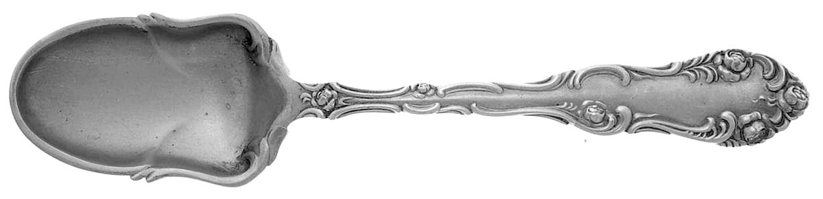Old English (Sterling, 1892, No Monos) Ice Cream Spoon Individual by Towle Silver-1