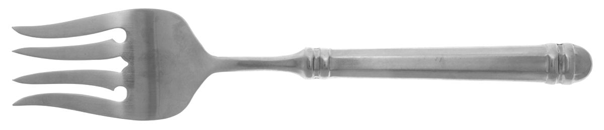 Old Forge (Stainless) Cold Meat Serving Fork Hollow Handle by Towle Silver-1