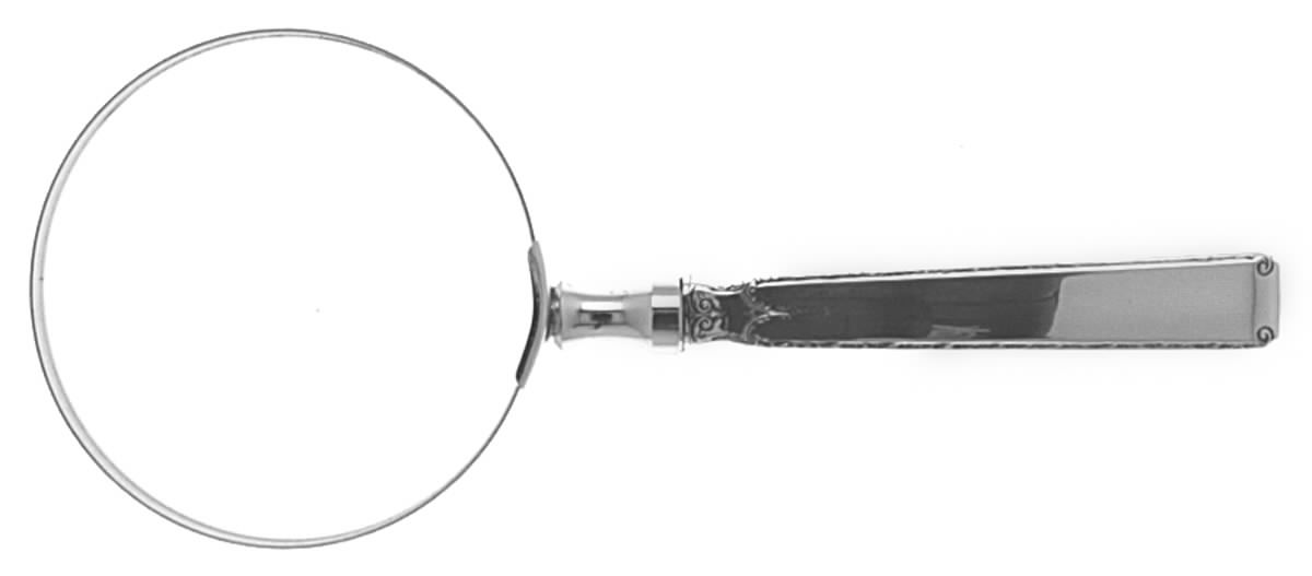 Old Lace (Sterling, 1939, No Monograms) Magnifying Glass by Towle Silver-1