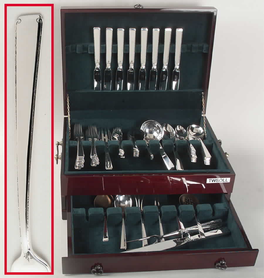 Old Lace (Sterling, 1939, No Monograms) 68 Piece Set by Towle Silver-1