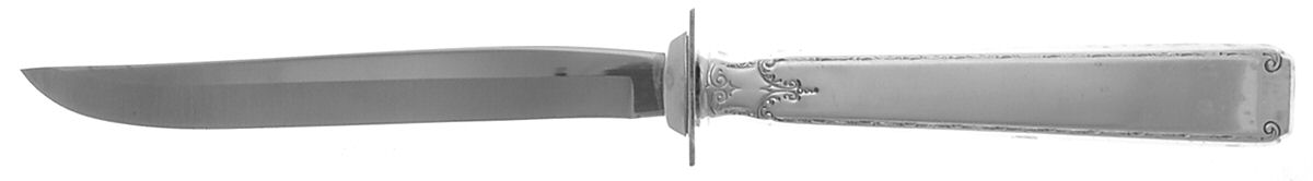 Old Lace (Sterling, 1939, No Monograms) Individual Steak Knife w/Bevel Blade by Towle Silver-1