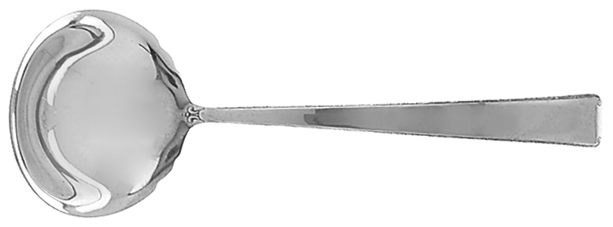 Old Lace (Sterling, 1939, No Monograms) Solid Gravy Ladle by Towle Silver-1