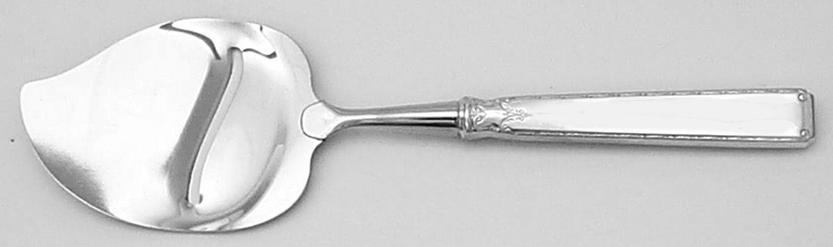 Old Lace (Sterling, 1939, No Monograms) Cheese Plane with Stainless Plane by Towle Silver-1