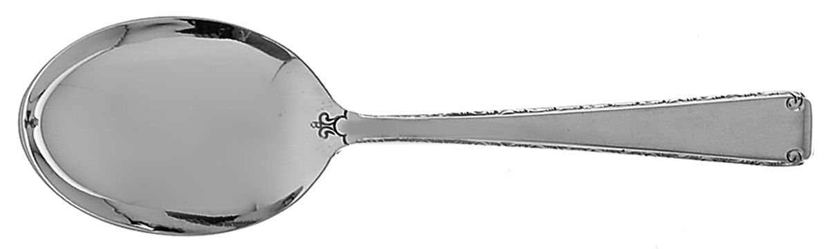 Old Lace (Sterling, 1939, No Monograms) Straight Handle Baby Spoon by Towle Silver-1