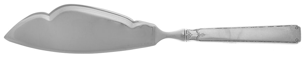 Old Lace (Sterling, 1939, No Monograms) Fish Serving Knife w/Unengraved Stainless Blade by Towle Silver-1