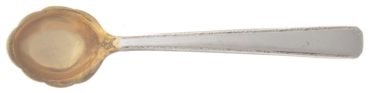 Old Lace (Sterling, 1939, No Monograms) Individual Salt Spoon by Towle Silver-1