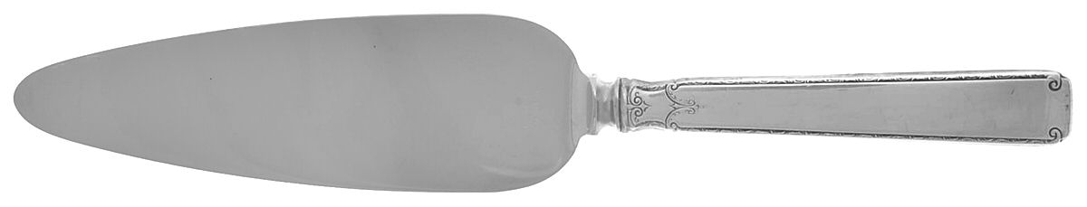 Old Lace (Sterling, 1939, No Monograms) Pie Server with Stainless Blade by Towle Silver-1