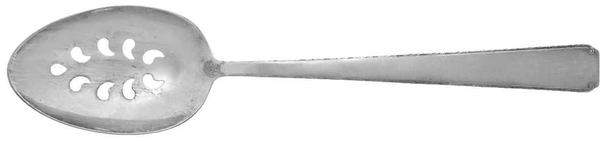 Old Lace (Sterling, 1939, No Monograms) Pierced Tablespoon (Serving Spoon) by Towle Silver-1