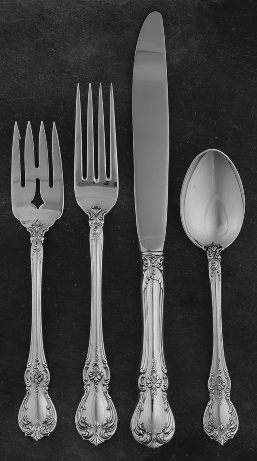Old Master (Sterling, 1942) 4 Piece Place Size Setting by Towle Silver-1